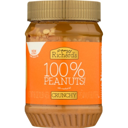 CRAZY RICHARD\'S: Crunchy Peanut Butter, 16 oz