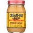 CREAM NUT: Peanut Butter Smooth Natural, 17 oz