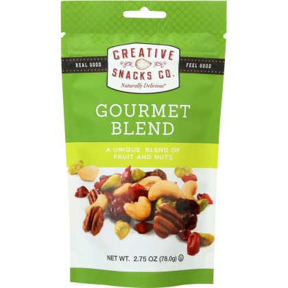 CREATIVE SNACK: Nuts Gourmet Blend, 2.75 oz