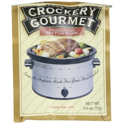 CROCKERY GOURMET: Seasoning Mix for Pork, 2.5 Oz