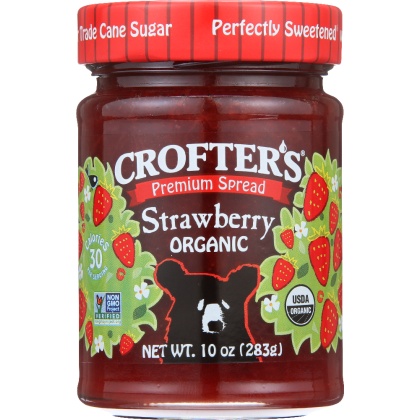 CROFTERS: Conserve Strawberry Organic, 10 oz