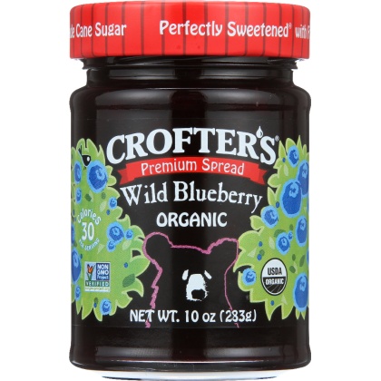 CROFTERS: Conserve Wild Blueberry Organic, 10 oz