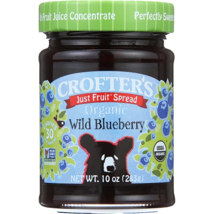 CROFTERS: Organic Blueberry Fruit Spread, 10 oz