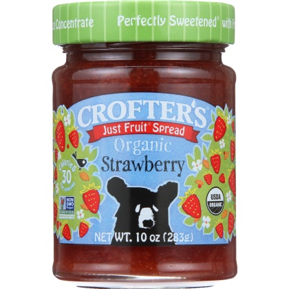 CROFTERS: Organic Strawberry Fruit Spread, 10 oz