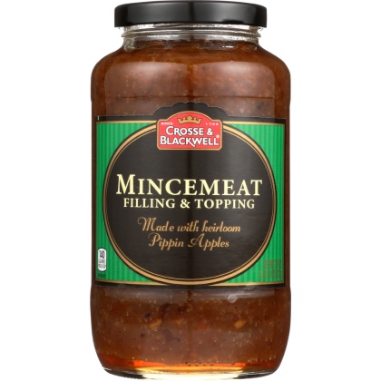 CROSSE & BLACKWELL: Plain Mincemeat Filling & Topping, 29 oz