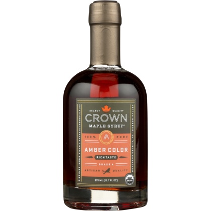 CROWN MAPLE: Amber Color Maple Syrup, 12.7 fo