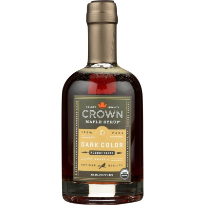 CROWN MAPLE: Dark Color Maple Syrup, 12.7 fo