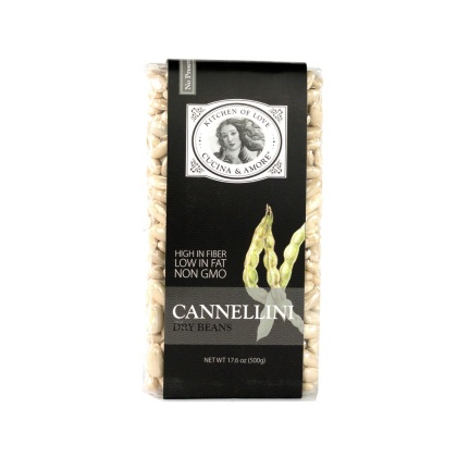 CUCINA & AMORE: Cannellini Dry Beans, 17.6 oz