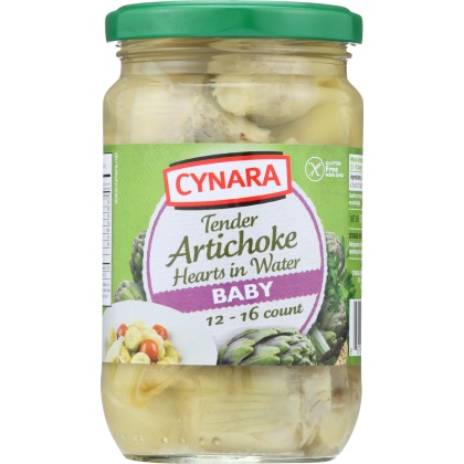 CYNARA: Artichoke Heart Baby Whole Water 10.2 oz