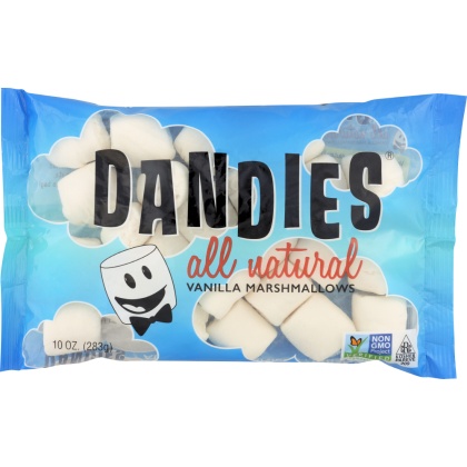 DANDIES: Air-Puffed Marshmallows Classic Vanilla Flavor, 10 oz