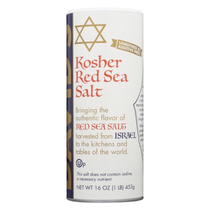 DAVID\'S: Kosher Red Sea Salt, 16 oz