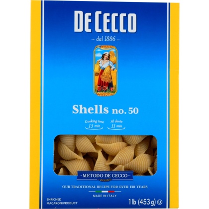 DE CECCO: Pasta Shells, 16 oz