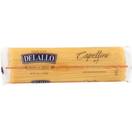 DELALLO: Capallini Pasta Bag, 16oz