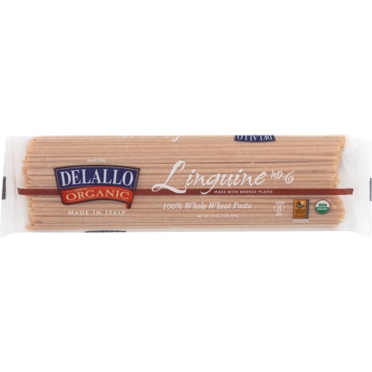 DELALLO: Pasta Whole Wheat Linguine, 16 oz