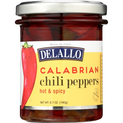 DELALLO: Peppers Calabrian Chili, 6.7 oz