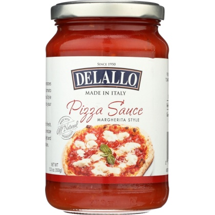 DELALLO: Pizza Sauce Imported Italian, 12.3 oz