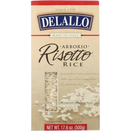 DELALLO: Rice Arborio Risotto, 17.6 oz