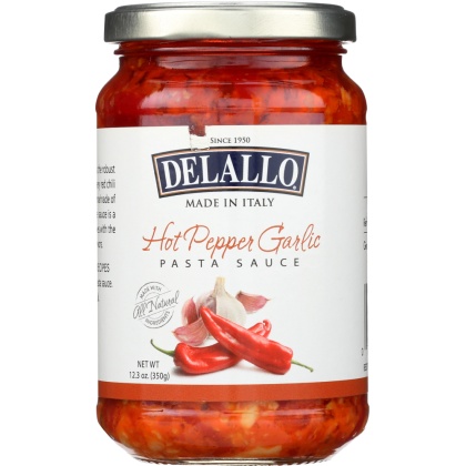 DELALLO: Sauce Garlic Pepper Hot, 12.3 oz