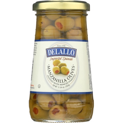 DELALLO: Stuffed Manzanilla Olives, 5.75oz