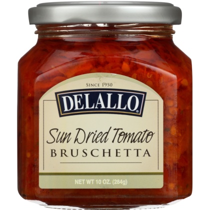 DELALLO: Sun Dried Tomato Bruschetta, 10 oz