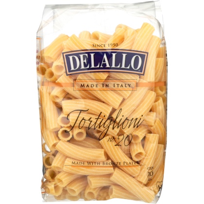 DELALLO: Tortiglioni Pasta Bag, 16oz