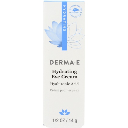 DERMA E: Hydrating Eye Cream with Hyaluronic Acid and Pycnogenol, 0.5 oz