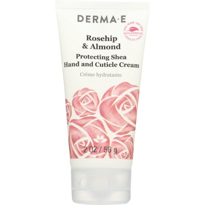 DERMA E: Rosehip & Almond Protecting Shea Hand and Cuticle Cream, 2 oz