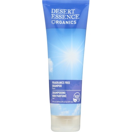 DESERT ESSENCE ORGANICS: Fragrance Free Shampoo, 8 oz