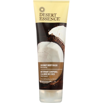 DESERT ESSENCE: Body Wash Coconut, 8 fl oz