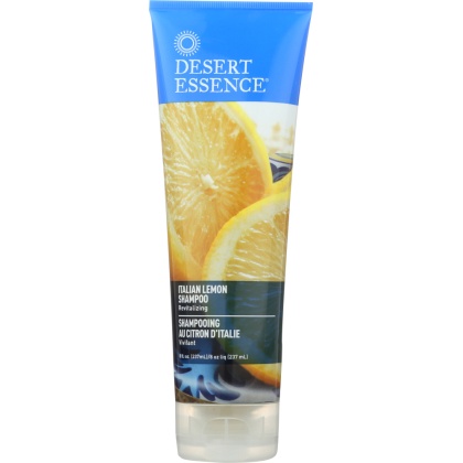 DESERT ESSENCE: Italian Lemon Shampoo Revitalizing, 8 oz