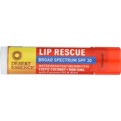 DESERT ESSENCE: Lip Balm Coconut SPF 30, .15 oz