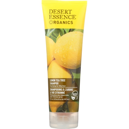 DESERT ESSENCE: Organics Hair Care Shampoo Lemon Tea Tree, 8 oz