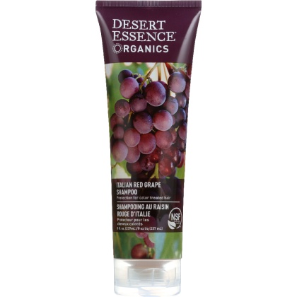 DESERT ESSENCE: Organics Shampoo Italian Red Grape, 8 oz