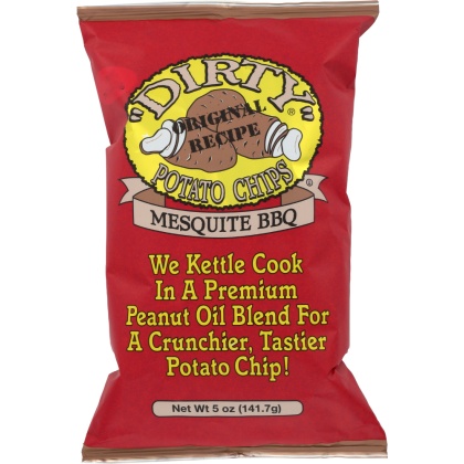 DIRTY POTATO CHIP: Chip Potato Mesquite BBQ, 5 oz