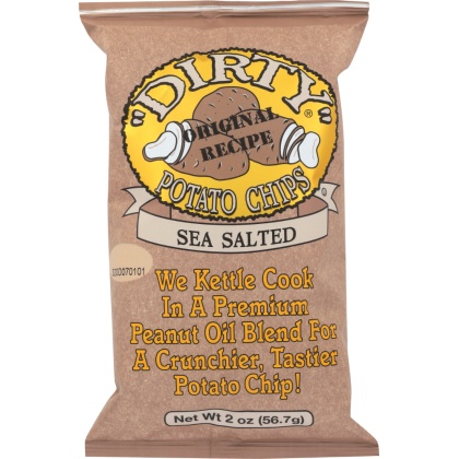 DIRTY POTATO CHIP: Chip Potato Sea Salted, 2 oz