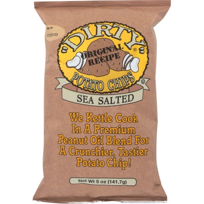 DIRTY POTATO CHIP: Chip Potato Sea Salted, 5 oz