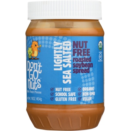 DONT GO NUTS: Soy Butter Lightly Salted Organic, 16 oz