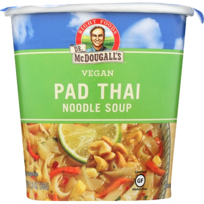 DR MCDOUGALLS: Big Cup Vegan Soup Pad Thai Noodle, 2 oz