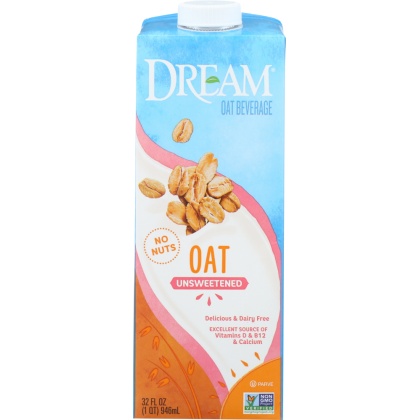 DREAM: Oat Beverage Unsweetened, 32 fo