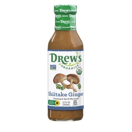 DREWS: Shiitake Ginger Organic Dressing, 12 oz