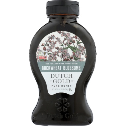 DUTCH GOLD: Pure Honey From Buckwheat Blossoms, 16 oz