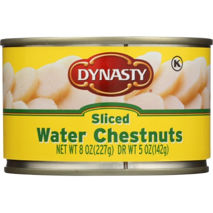 DYNASTY: Water Chestnuts Sliced, 8 oz