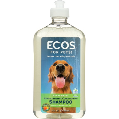 EARTH FRIENDLY: For Pets Shampoo Peppermint, 17 fl oz