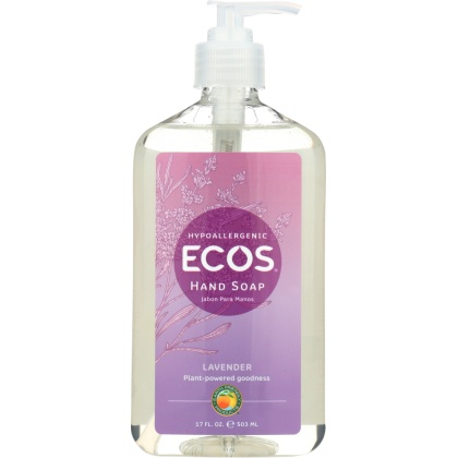 EARTH FRIENDLY: Hand Soap Lavender, 17 oz