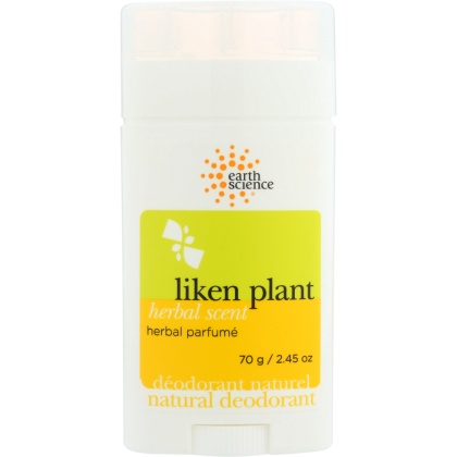 EARTH SCIENCE: Deodorant Liken Herbal, 2.45 oz