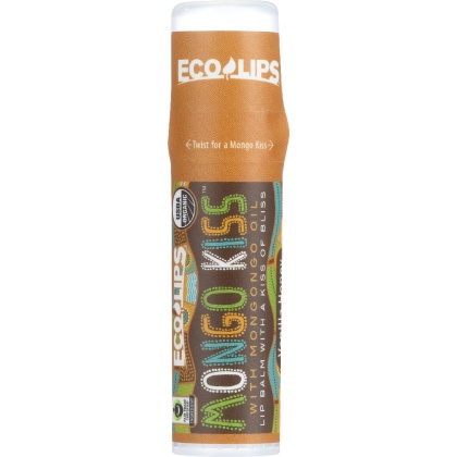ECO LIPS: Mongo Kiss Vanilla Honey Lip Balm, 0.25 oz