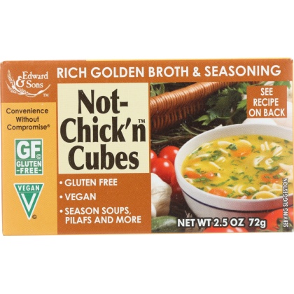 EDWARD & SONS: Not-Chick\'n Natural Bouillon Cubes, 2.5 oz