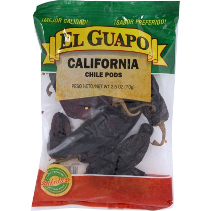 EL GUAPO: Spice California Chili Pods, 2.5 oz