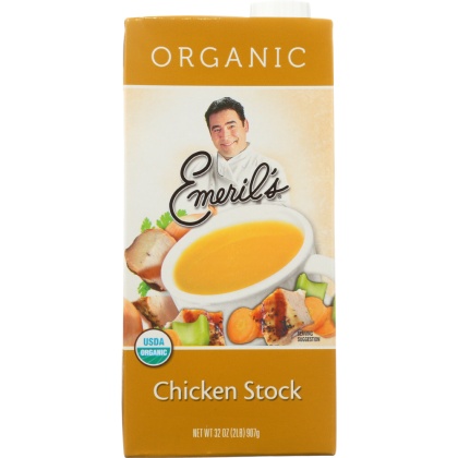 EMERIL\'S: Organic All Natural Chicken Stock, 32 oz