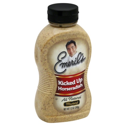 EMERILS: Kicked Up Horseradish Mustard, 12 oz